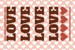 Repeating Love Harmony Rug