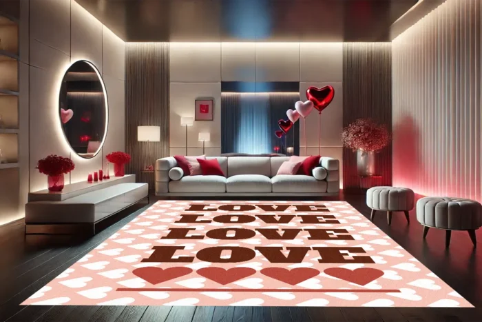Repeating Love Harmony Rug