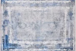Frosted Azure Washable Rug
