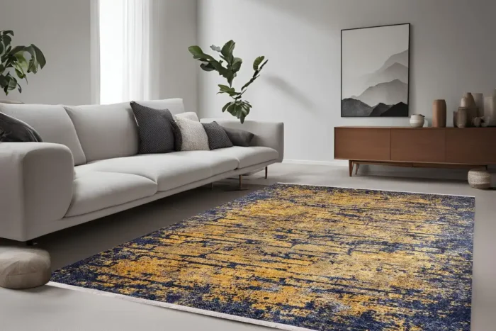 Golden Horizon Washable Rug