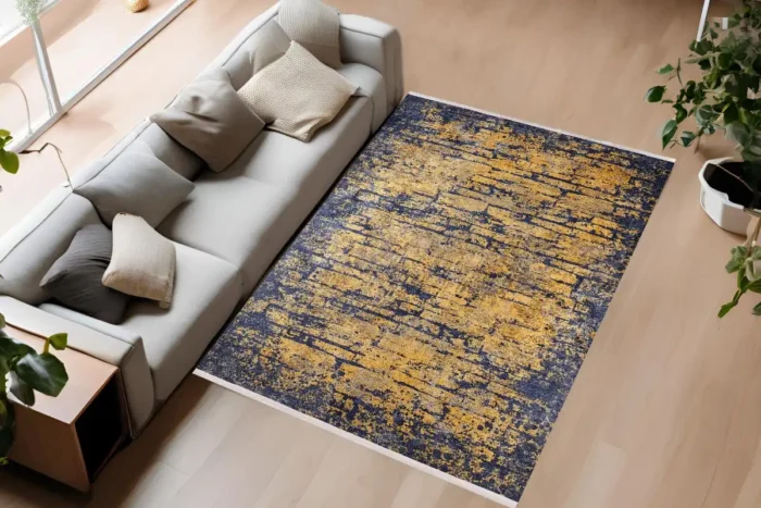 Golden Horizon Washable Rug