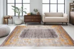 Sunset Aura Washable Rug