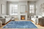 Ocean Wave Washable Rug