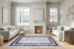 Minimalist Striped Washable Rug