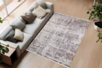 Modern Vintage Abstract Washable Rug