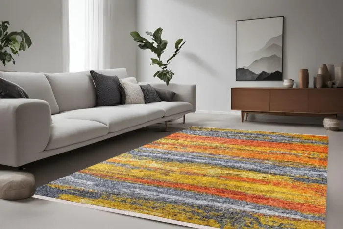 Sunset Horizon Washable Rug