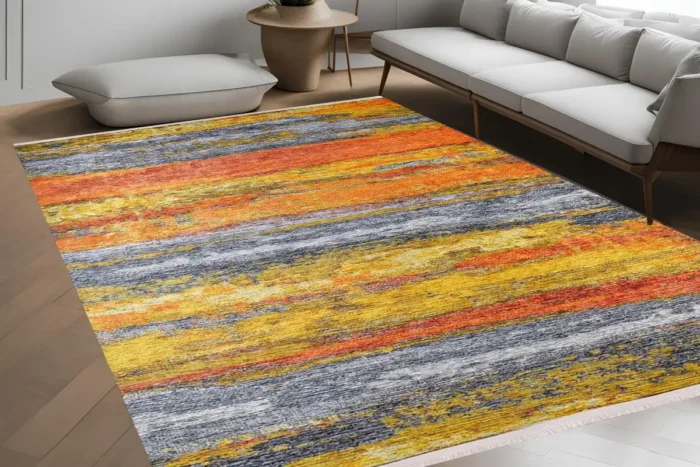 Sunset Horizon Washable Rug