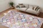 Kaleidoscope Trellis Washable Rug