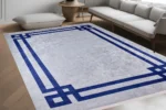 Geometric Elegance Washable Rug