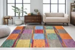 Patchwork Vibrance Washable Rug