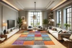 Patchwork Vibrance Washable Rug