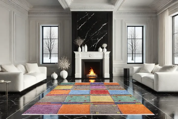 Patchwork Vibrance Washable Rug