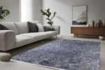 Ocean Waves Washable Rug