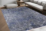 Ocean Waves Washable Rug