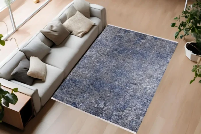 Ocean Waves Washable Rug