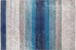 Oceanic Stripes Washable Rug