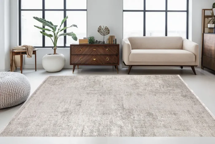 Neutral Harmony Washable Rug