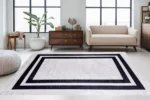 Monochrome Balance Washable Rug