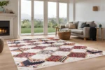 Patchwork Elegance Washable Rug