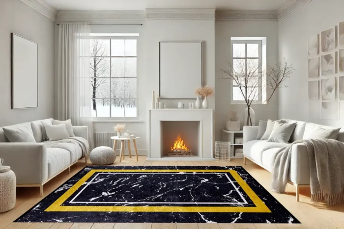 Marble Luxes Washable Rug