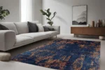 Midnight Glow Area Washable Rug