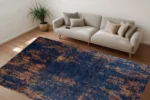 Midnight Glow Area Washable Rug