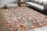 Mosaic Charm Washable Rug