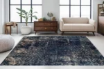 Midnight Drift Washable Rug