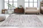 Serene Mist Washable Rug