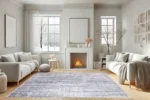 Silver Horizon Washable Rug