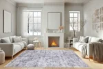 Urban Grid Washable Rug