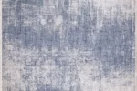 Serene Azure Washable Rug