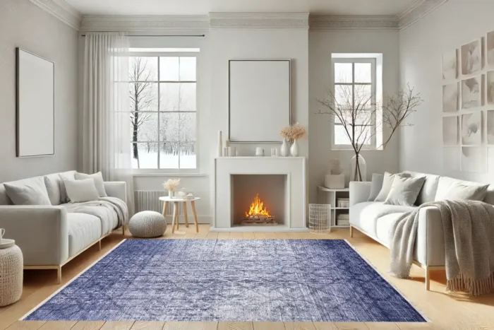 Indigo Mirage Washable Rug