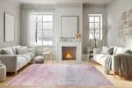 Blush Harmony Washable Rug