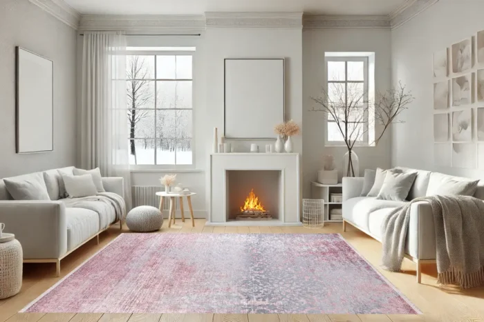 Blush Harmony Washable Rug