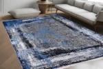 Midnight Cascade Washable Rug