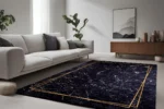 Marbles Luxe Washable Rug