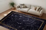 Marbles Luxe Washable Rug