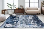 Oceanic Bliss Abstract Washable Rug