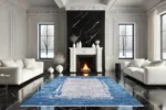 Ocean Mist Border Washable Rug