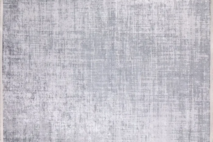 Silver Mist Textured Washable Rug