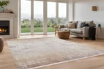 Neutral Hues Modern Washable Rug