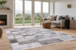 Patchwork Chic Area Washable Rug