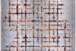 Rustic Grid Washable Rug