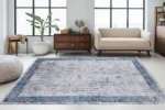 Greek Key Elegance Washable Rug