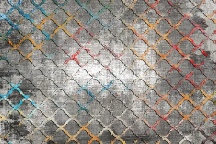 Prismatic Lattice Washable Rug