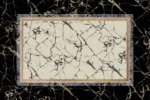 Marble Elegance Washable Rug