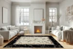 Marble Elegance Washable Rug