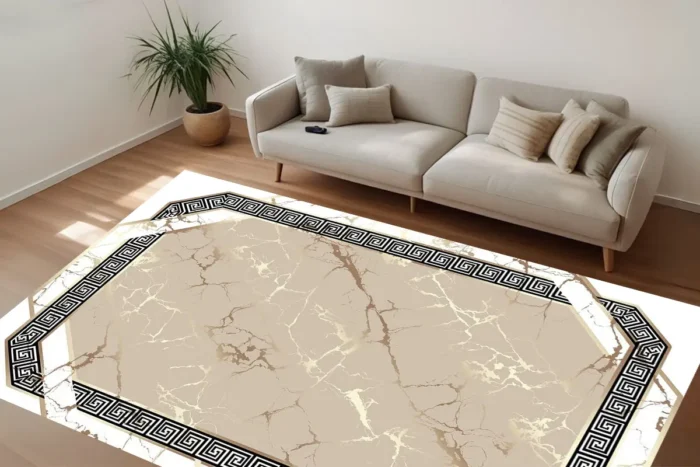 Imperial Marble Washable Rug