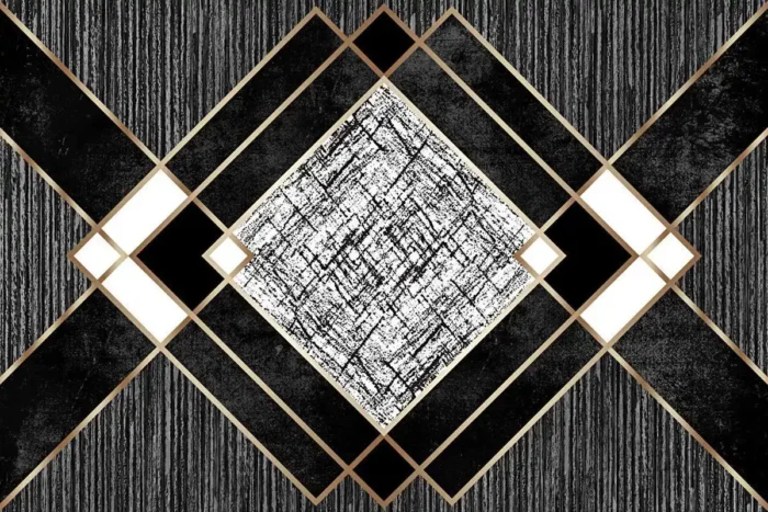 Monochrome Lux Washable Rug